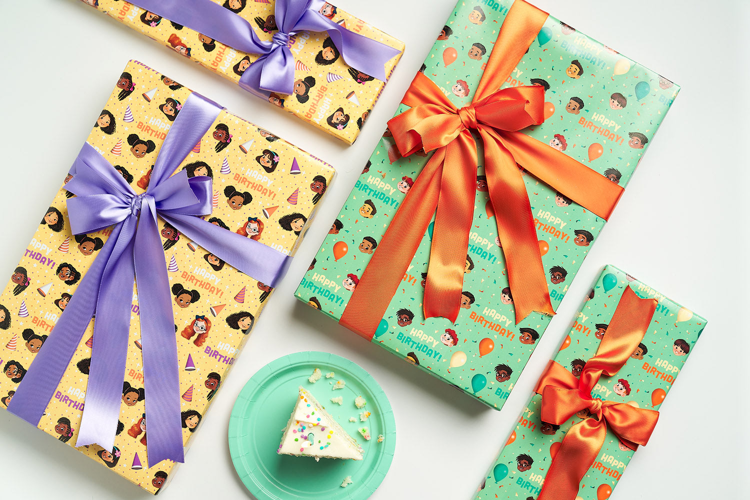 Birthday Gift Wrapping Paper with Colorful Print Single-Sided Wrapping  Paper Gift Box Accessory Outfit - Walmart.com