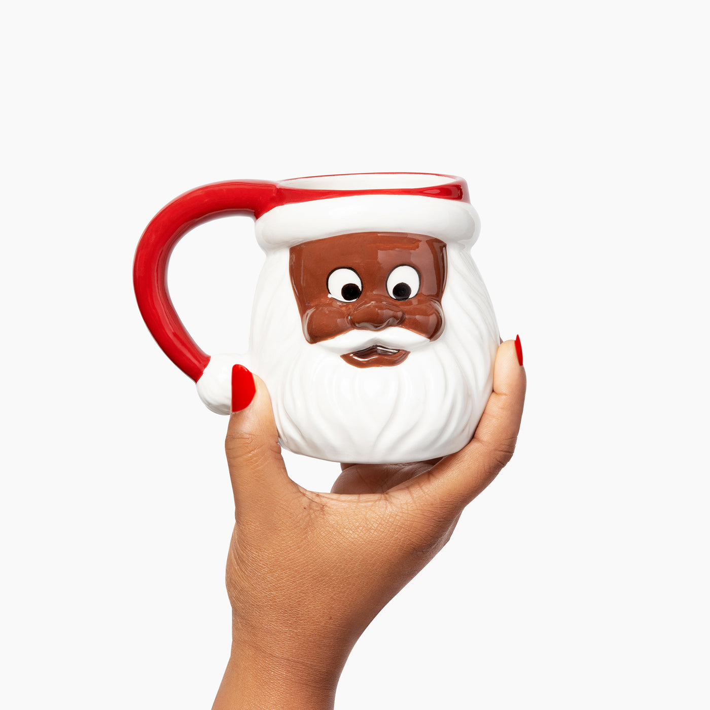 Black Santa Coffee Mug