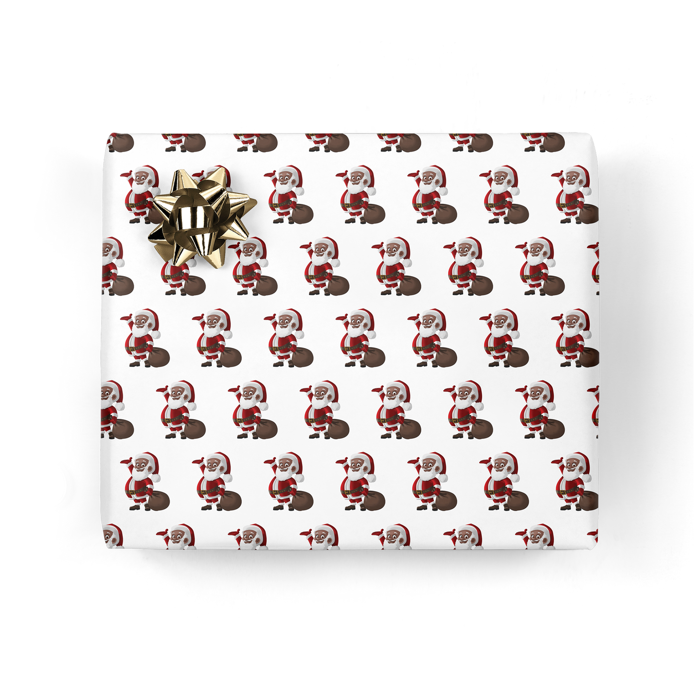 Black Santa Clarence Claus™ Gift Wrap