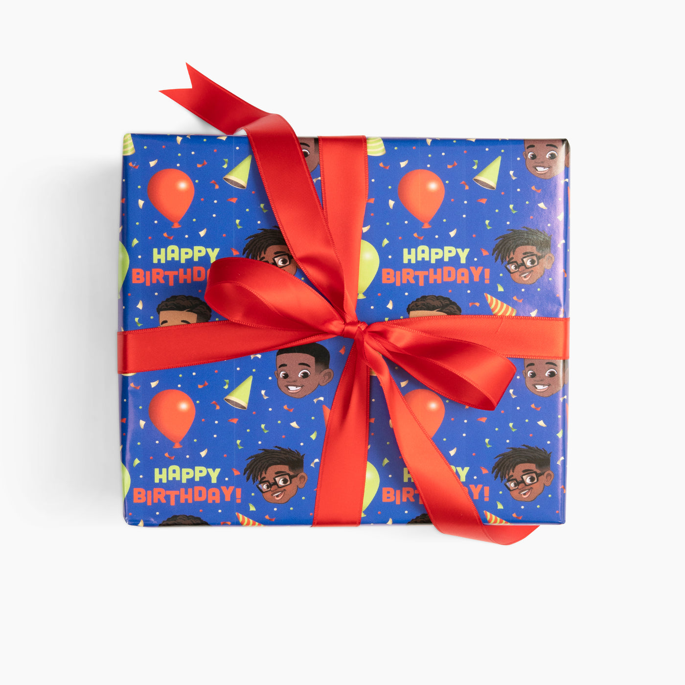Happy Birthday! Red Balloons Gift Wrap